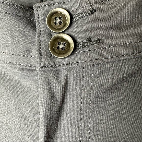prAna Pants Halle Straight Hiking Pockets Coal Gray Size 8 Short 30” NWT - Picture 6 of 16